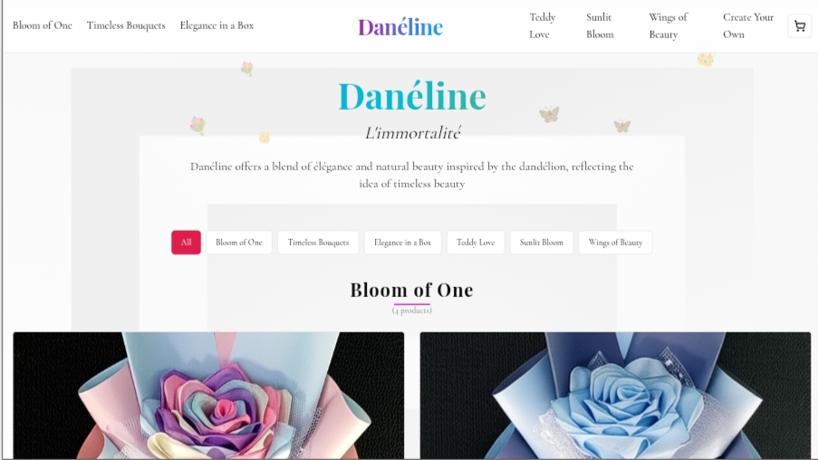 Danéline L'immortalité Flowers Store